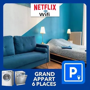 020 Chic & Cosy Grand 57m2 Hypercentre Wifi Smart Tv Netflix Saint-Etienne (Loire)